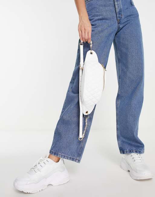 White quilted best sale bum bag