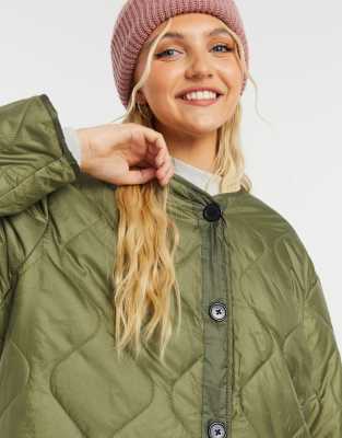 Fleece jacket clearance with quilted lining