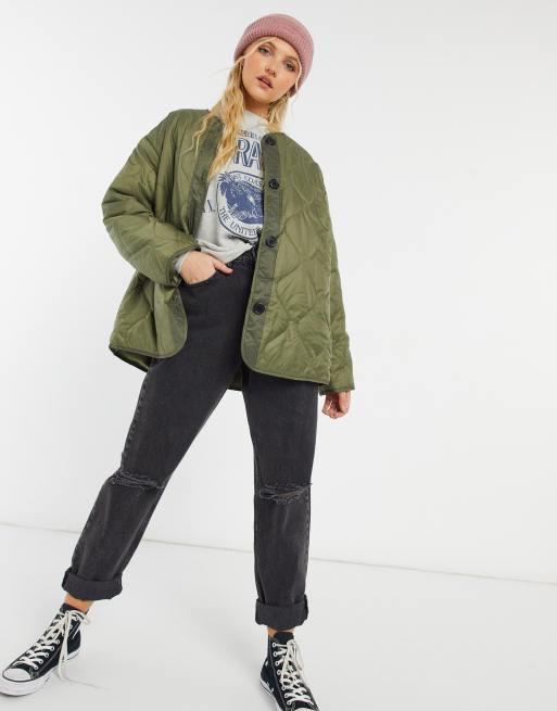 Asos on sale khaki jacket