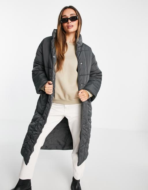 Asos design clearance longline puffer jacket