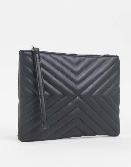 Black clutch cheap bag asos