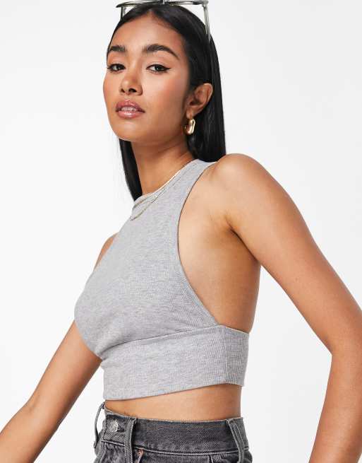 HUGO - Sleeveless ribbed top with cut-out detail