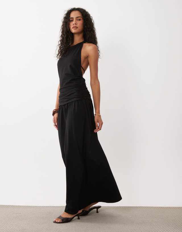 ASOS Design - Racer Midi Dress - Women - Cotton/Elastane - 10 US