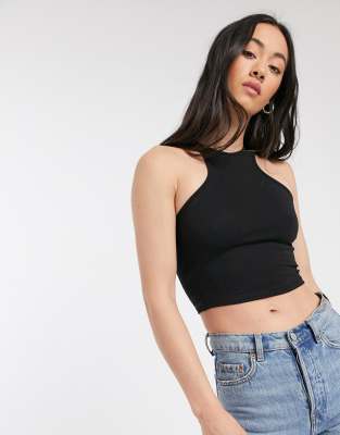 asos black tank top