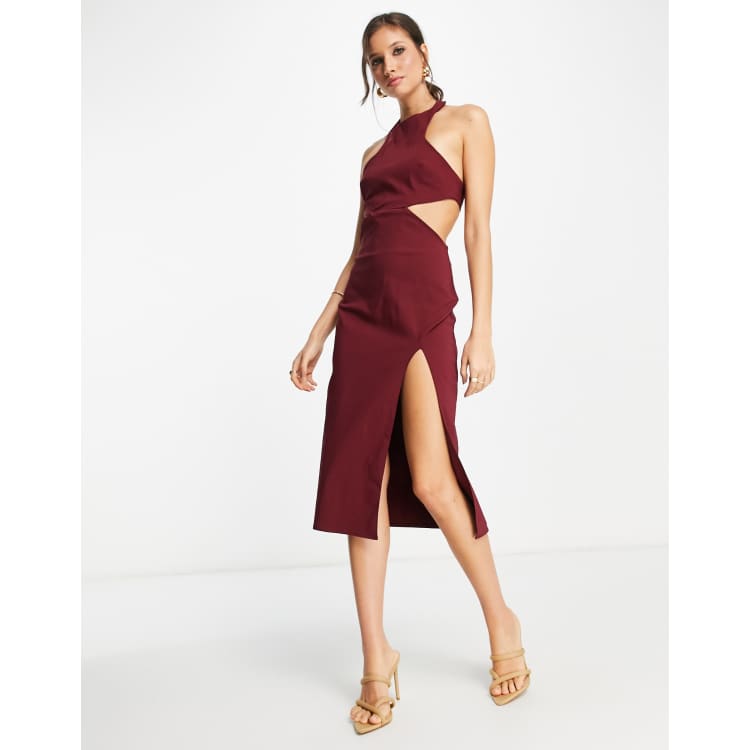 Asos 2025 wine dress