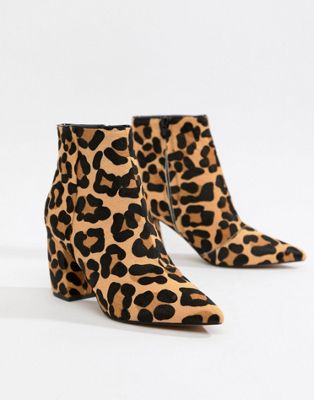 ASOS DESIGN Radiant leather ankle boots 