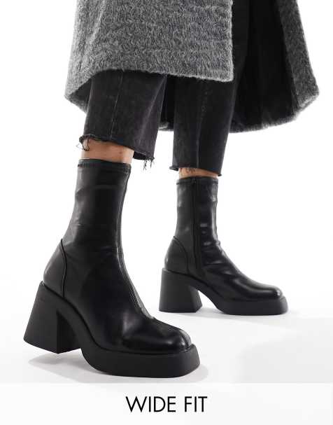 Bottines Noires pour Femme ASOS