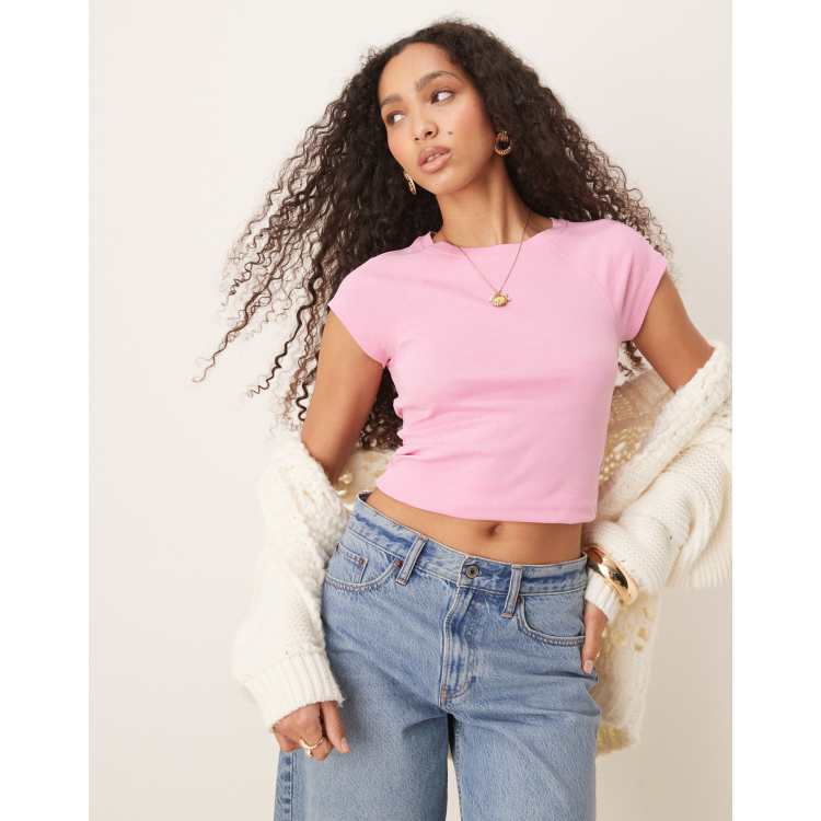 Bibiy. FITTED TEE PINK