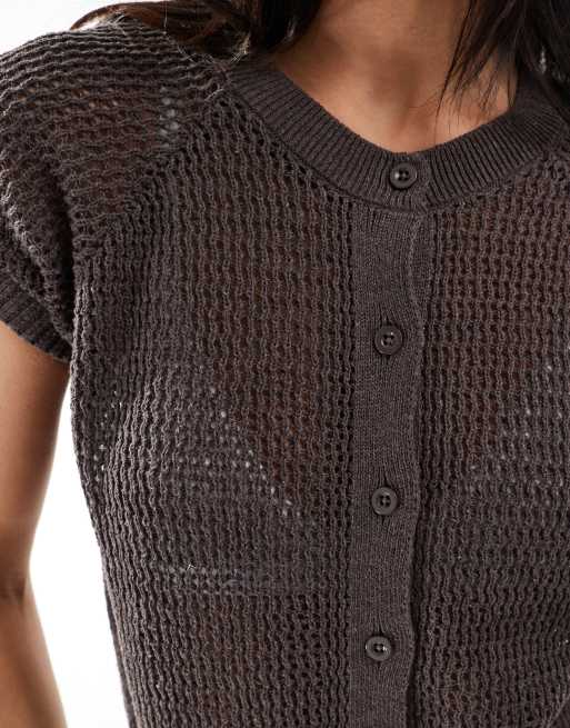 Raglan Sleeve Knitted Top