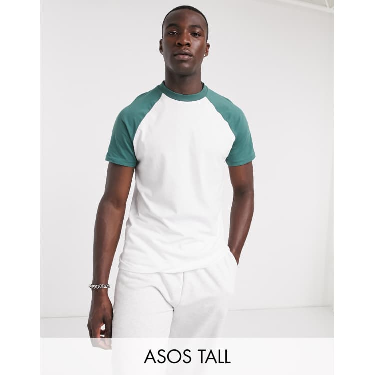 White shirt with colored on sale sleeves