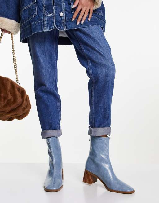 Asos shop blue boots