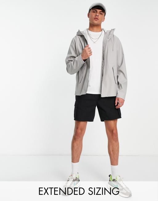 Grey deals rain jacket