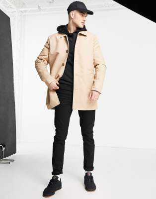 asos mens rain coat