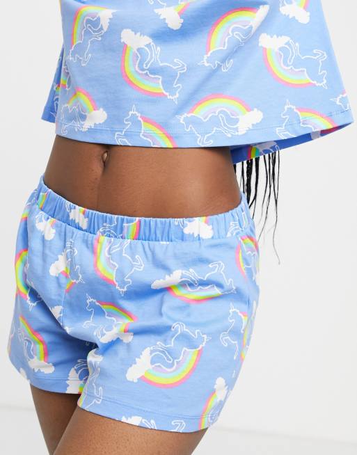 Unicorn pajama sale shorts