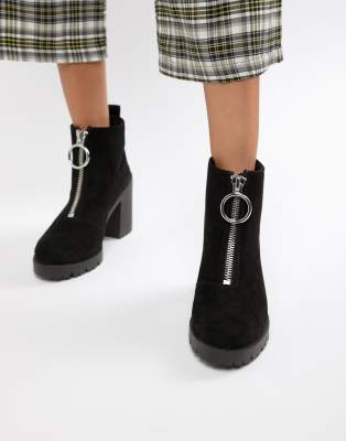 asos chunky heel boots