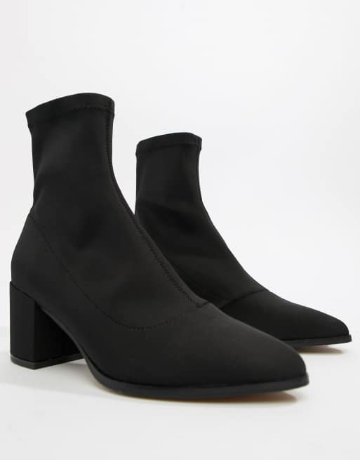 ASOS DESIGN Rally heeled sock boots | ASOS