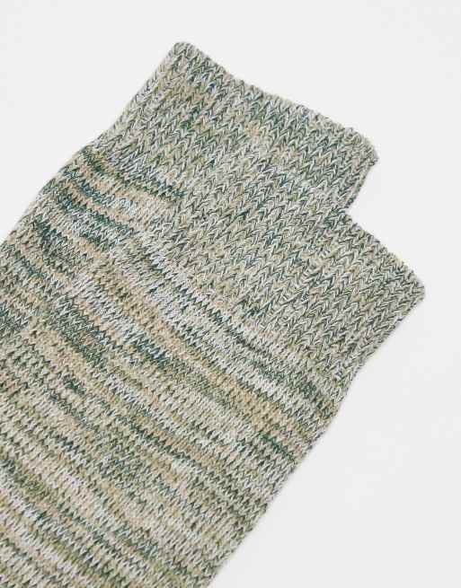 ASOS DESIGN random feed socks in green | ASOS