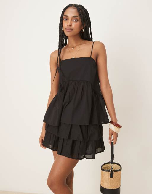 ASOS DESIGN rara mini skirt in black, 5 of 5