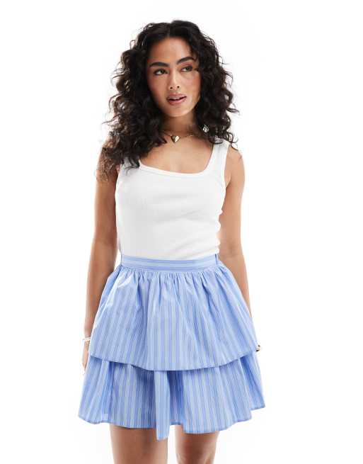 ASOS DESIGN - Rara rok van poplin, 3 van 5