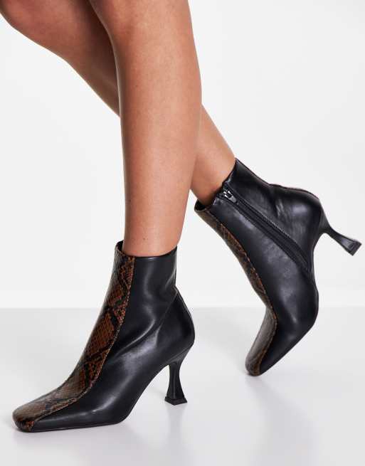 asos black ankle boots ladies