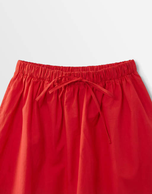 ASOS DESIGN - Rød bandeau-minikjole med trapez-form, 7 af 8