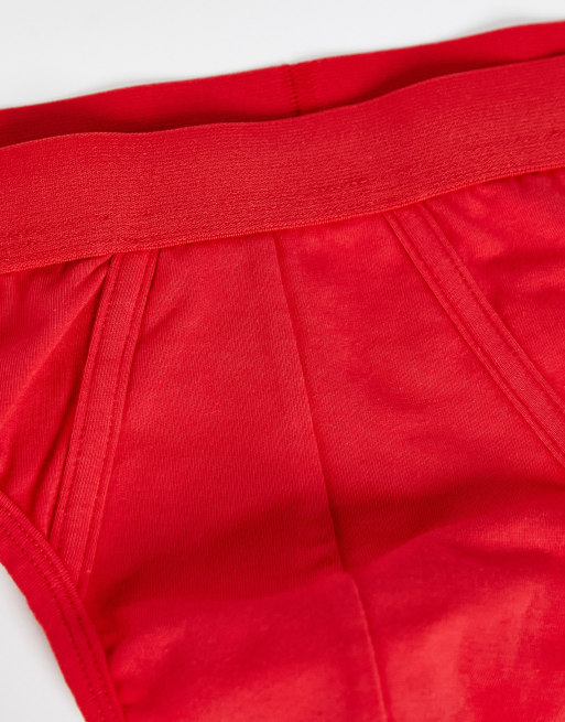 ASOS DESIGN - Rød jule-jockstrap med dobbelte stropper , 3 af 4