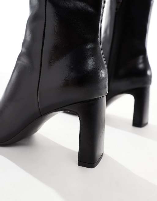 ASOS DESIGN Reach Bottines a talon mi haut Noir