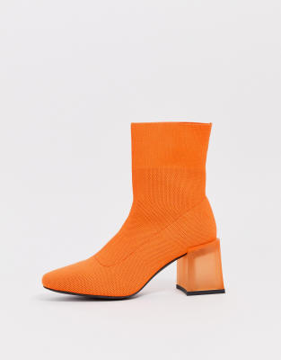 orange suede boots