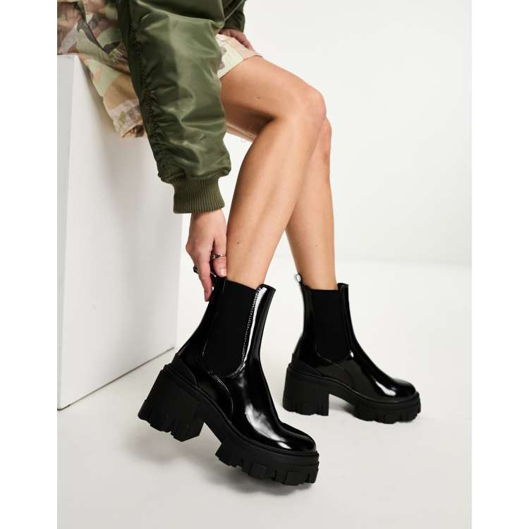 Asos design revival shop chunky chelsea boots