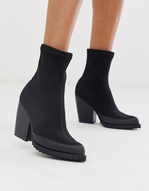 ASOS DESIGN Rebound chunky boots in black | ASOS
