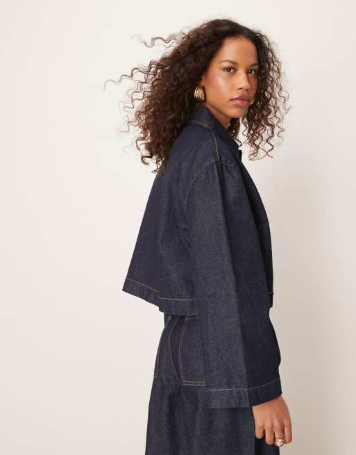 ASOS DESIGN - Recht denim overhemd met knoopsluiting in rinse wash, 4 van 4