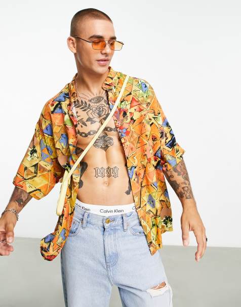 Pagina 8 Overhemden met Print voor Heren Panter Blouse ASOS