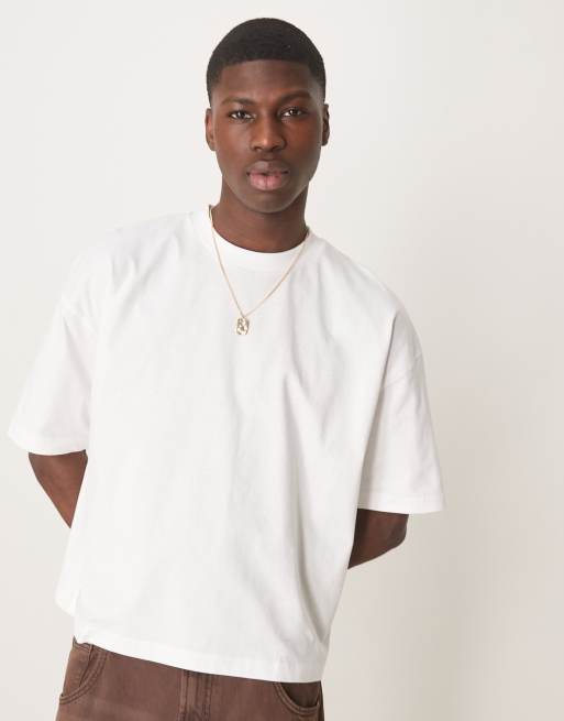 ASOS DESIGN - Recht oversized T-shirt met fruitprint in wit, 4 van 4