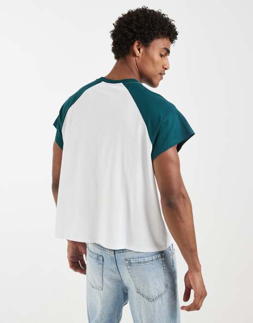 ASOS DESIGN - Recht oversized T-shirt met raglan kapmouwen, 4 van 5