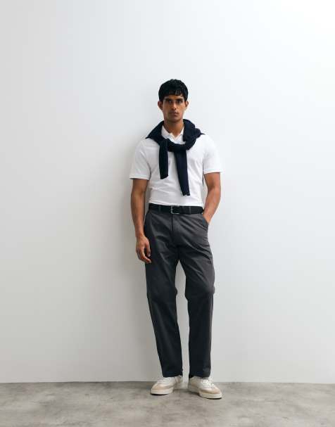 ASOS DESIGN - Rechte chino in antraciet - view 1
