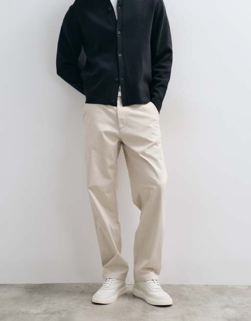 ASOS DESIGN - Rechte chino in stone, 2 van 5