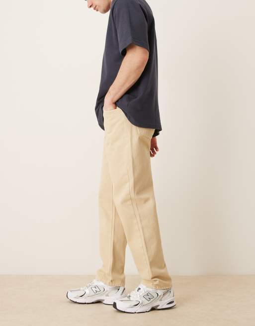 ASOS DESIGN - Rechte jeans in ecru, 3 van 5