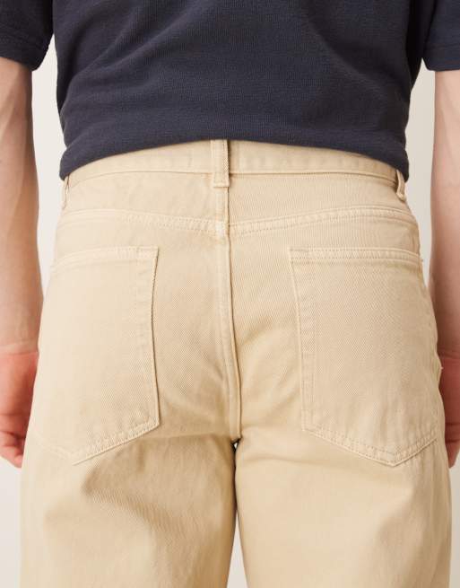 ASOS DESIGN - Rechte jeans in ecru, 4 van 5