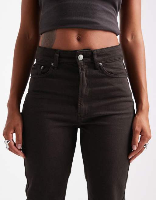 ASOS DESIGN - Rechte jeans in jaren 90-stijl in donkerbruin , 5 van 5