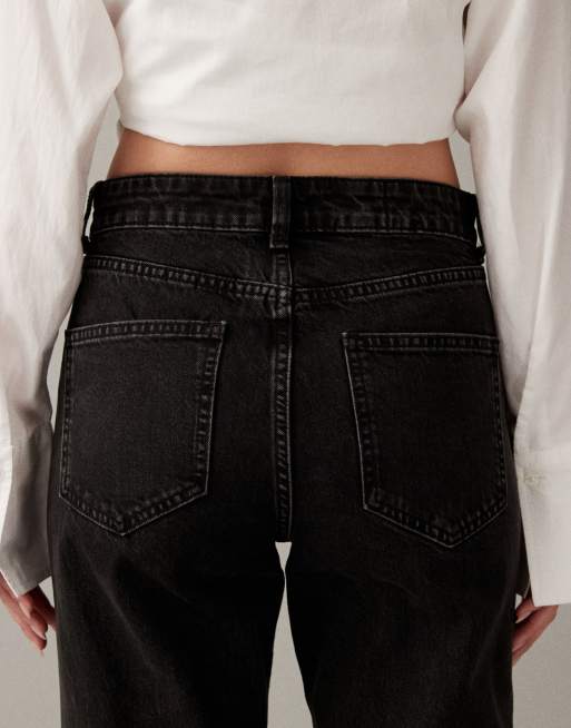 ASOS DESIGN - Rechte jeans in jaren 90-stijl in zwart , 4 van 7