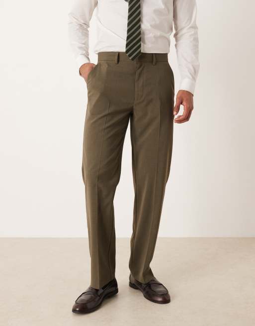 ASOS DESIGN - Rechte pantalon in kaki, 2 van 5