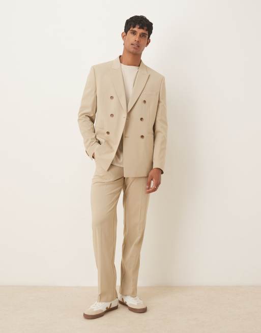 ASOS DESIGN - Rechte pantalon in stone, 2 van 5