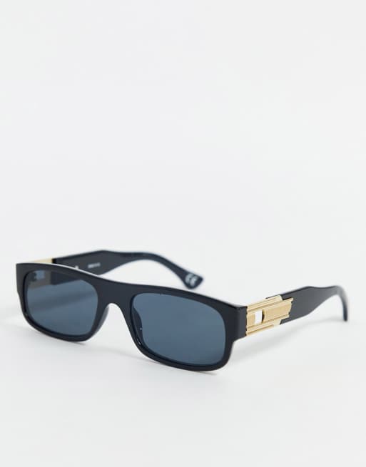 Black sunglasses cheap with gold arms