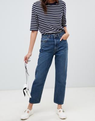 authentic straight leg jeans