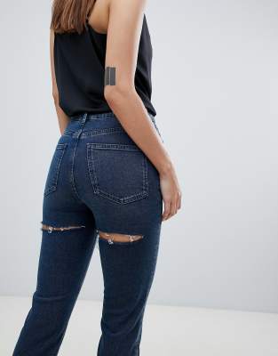 asos bum rip jeans