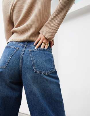 asos high rise dad jeans