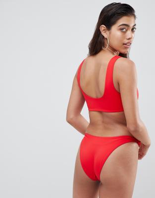 red bikini asos