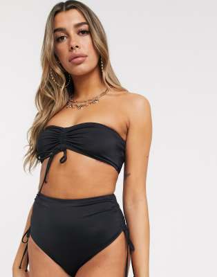 ruched bikini top