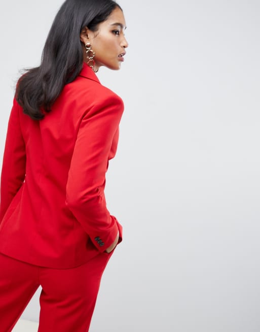 ASOS DESIGN Red Suit