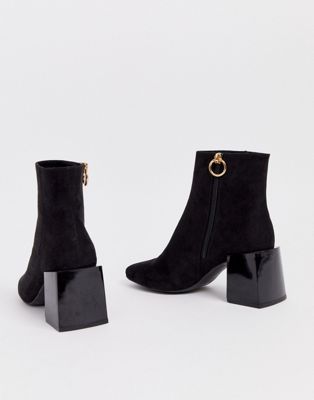 ASOS DESIGN Reed heeled ankle boots in 